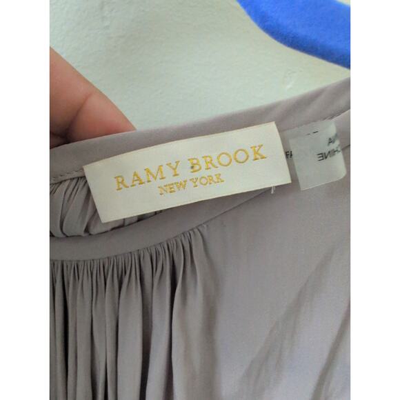 RAMY BROOK Paris Sleeveless Halter Drop Waist Mini Dress Size Small - Picture 3 of 7